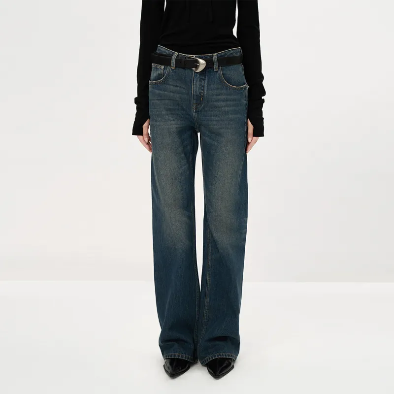LINCchic Jeans Women's Dark Blue-4