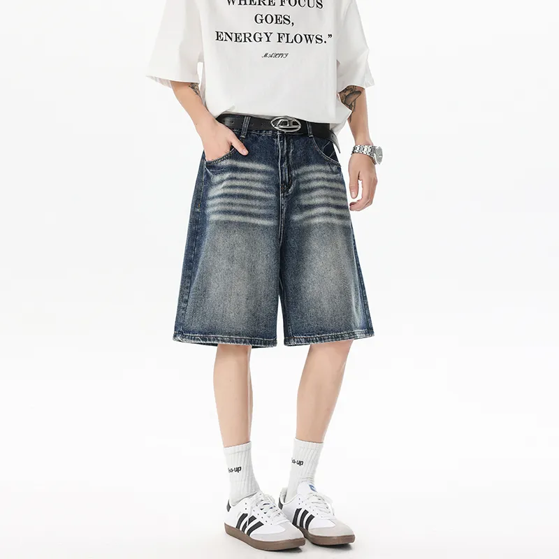 JASONWOOD Cowboy On The Run Denim Shorts Unisex-2