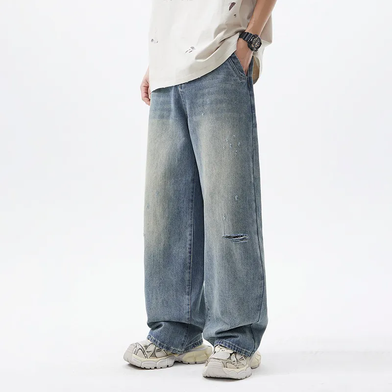 JASONWOOD Cowboy On The Run Jeans Unisex Blue-4
