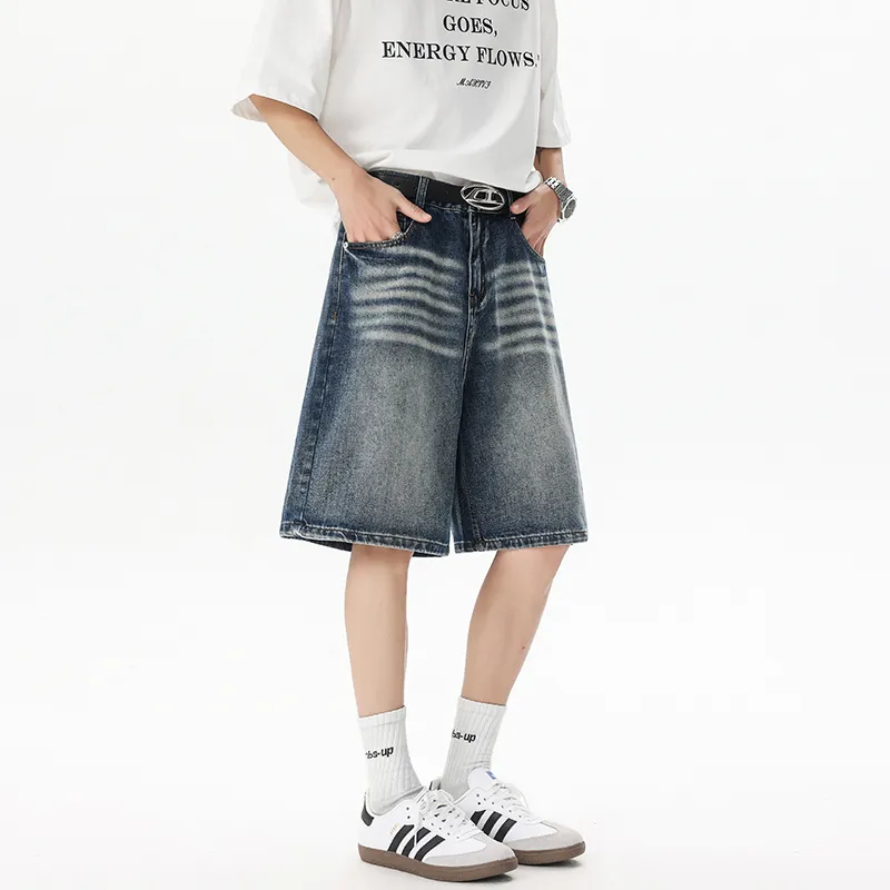 JASONWOOD Cowboy On The Run Denim Shorts Unisex-3