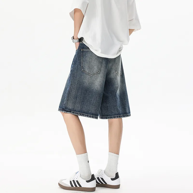 JASONWOOD Cowboy On The Run Denim Shorts Unisex-0