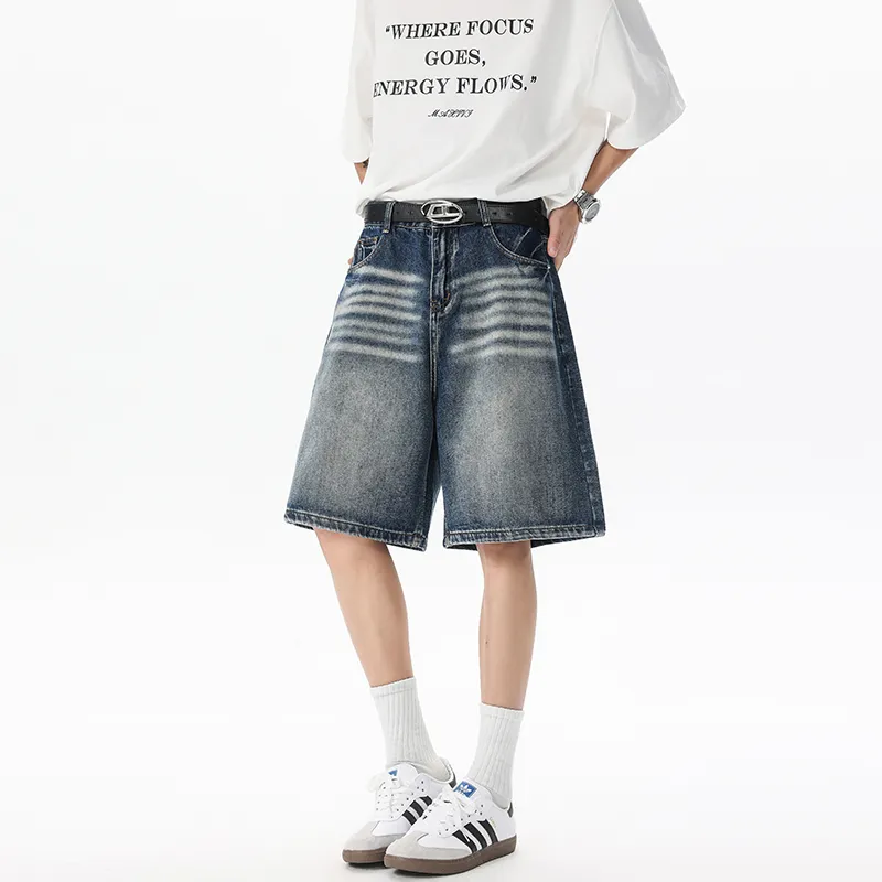 JASONWOOD Cowboy On The Run Denim Shorts Unisex-1