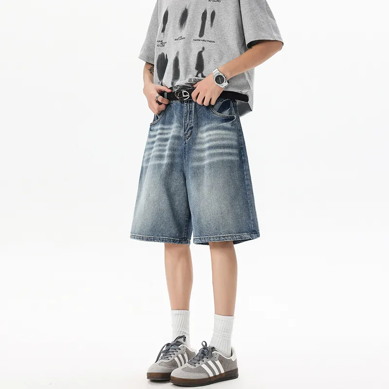 JASONWOOD Cowboy On The Run Denim Shorts Unisex-7