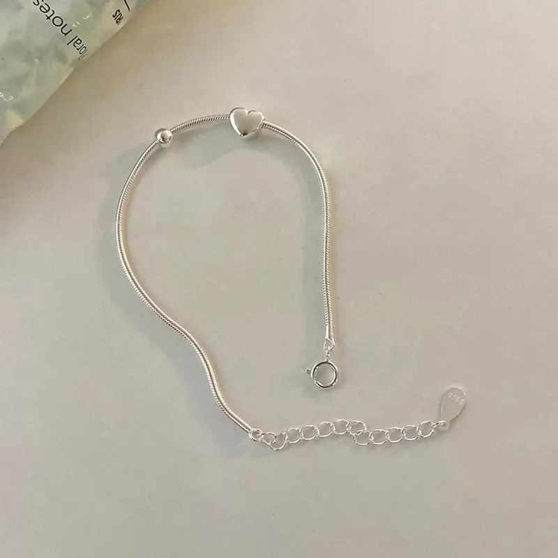 Heart Grass S925 Silver Bracelets Women's-2