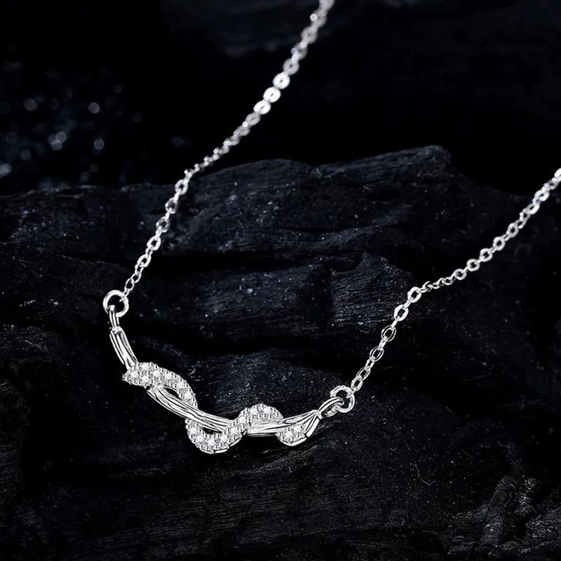 Heart Grass 999 Fine Silver Necklaces Women's-2
