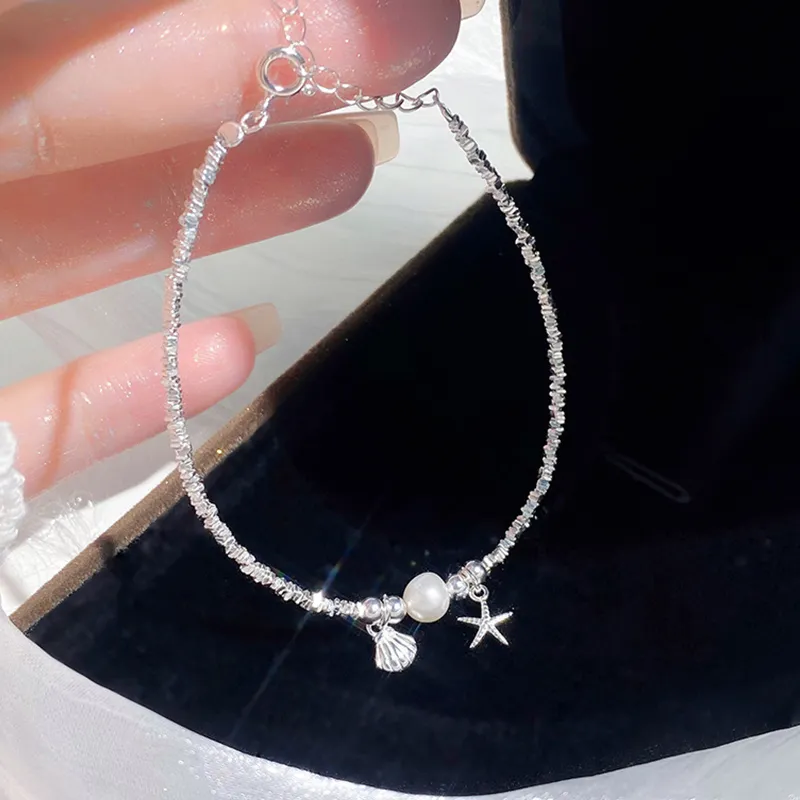 Heart Grass S925 Silver Bracelets Women's-2