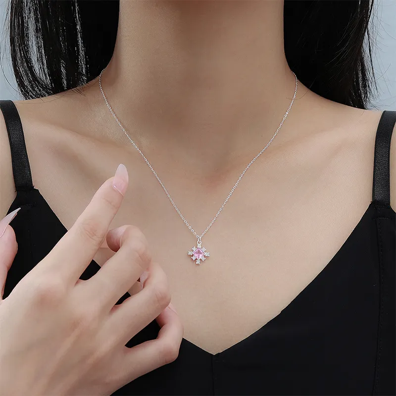 Heart Grass 999 Fine Silver Necklaces Women's-3