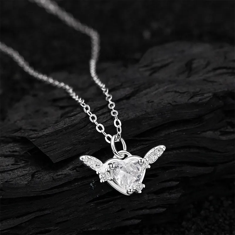 Heart Grass 999 Fine Silver Necklaces Women's-2