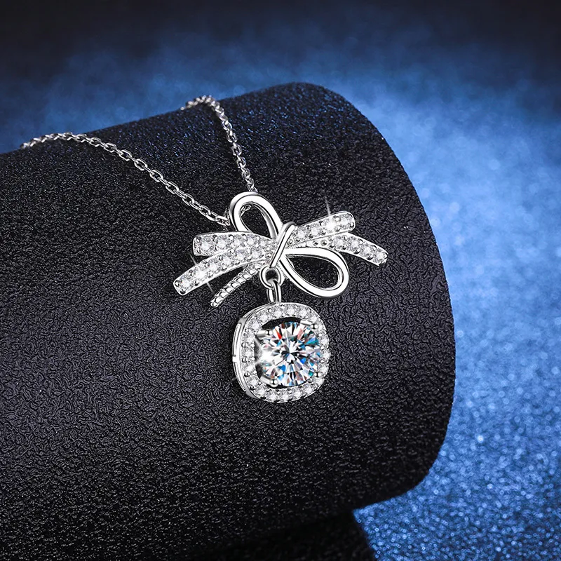 Heart Grass S925 Silver Necklaces Women's-2