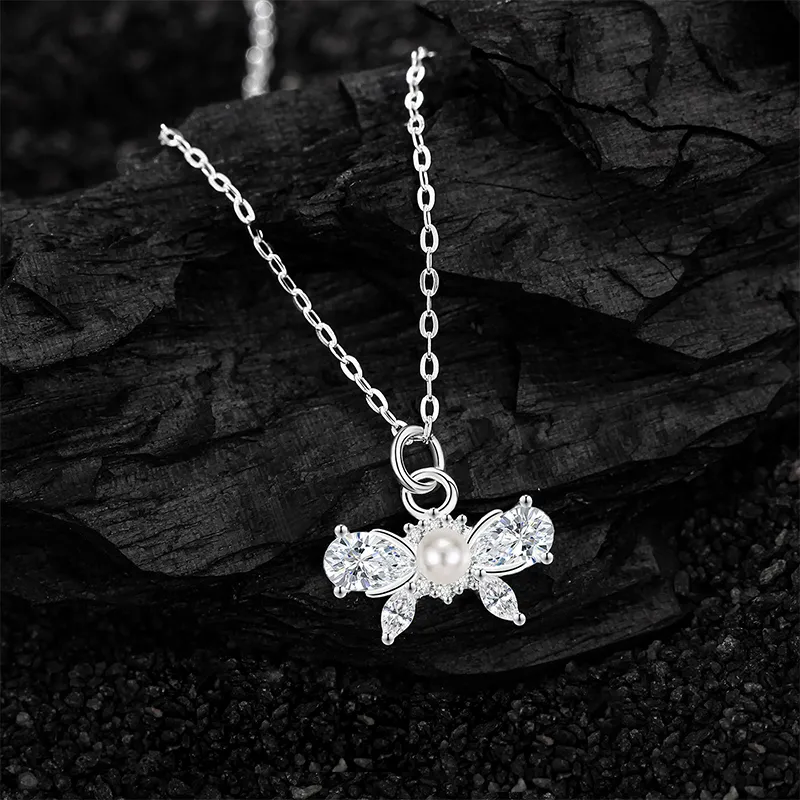 Heart Grass 999 Fine Silver Necklaces Women's-2