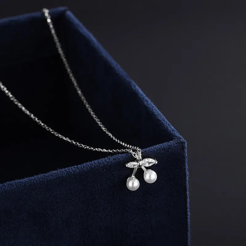 Heart Grass 999 Fine Silver Necklaces Women's-2