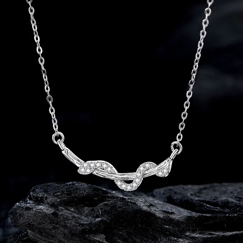 Heart Grass 999 Fine Silver Necklaces Women's-1