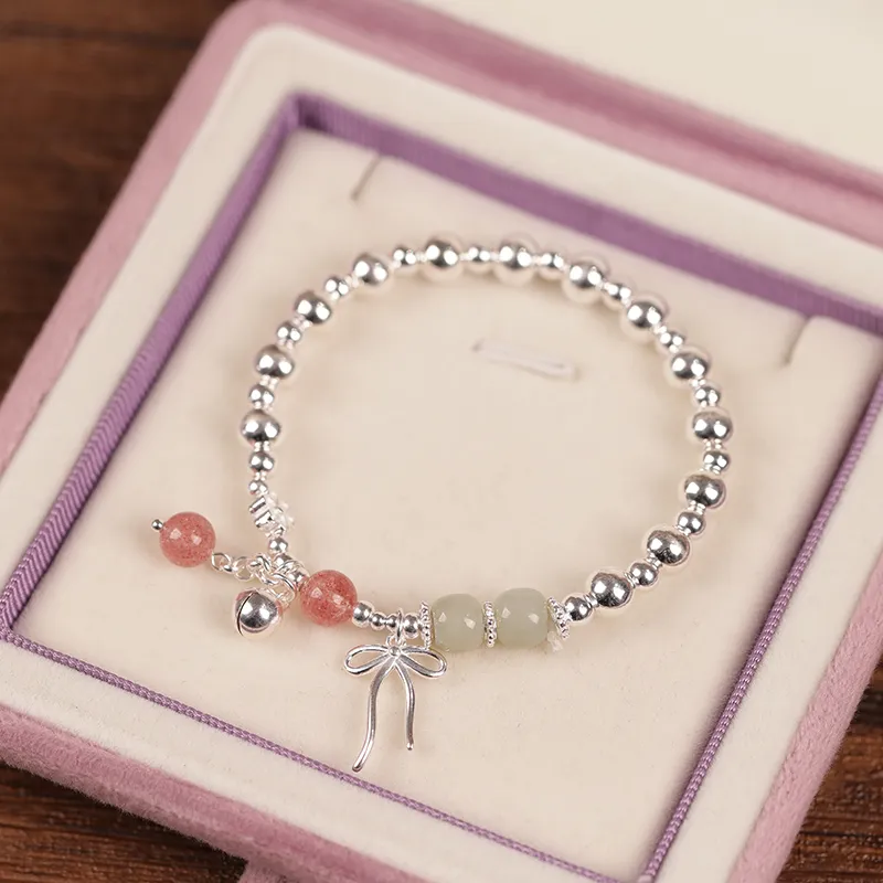 Heart Grass S925 Silver Bracelets Women's-1