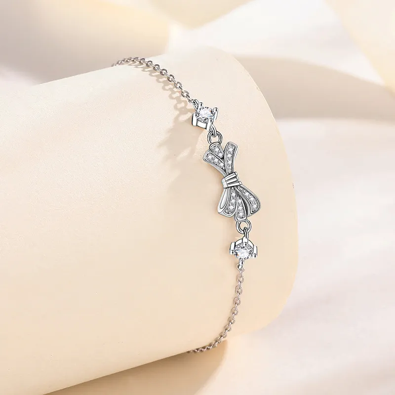 Heart Grass S925 Silver Bracelets Women's-4