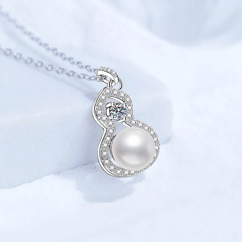Heart Grass S925 Silver Necklaces Women's-2