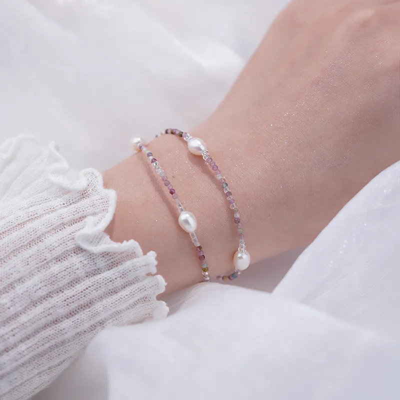 Heart Grass S925 Silver Bracelets Women's-4