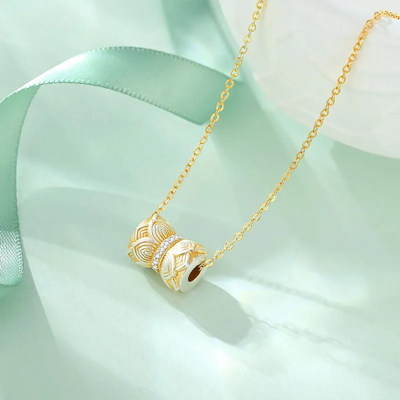 Heart Grass 999 Fine Silver Necklaces Women's-4