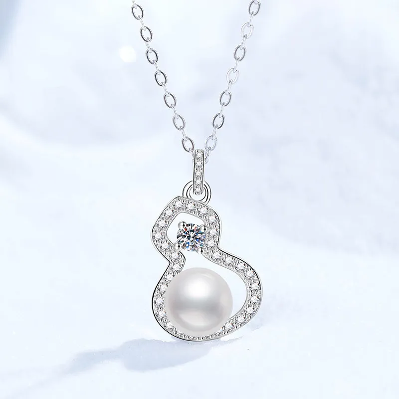 Heart Grass S925 Silver Necklaces Women's-1
