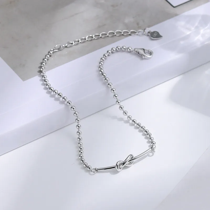 Heart Grass S925 Silver Bracelets Women's-3