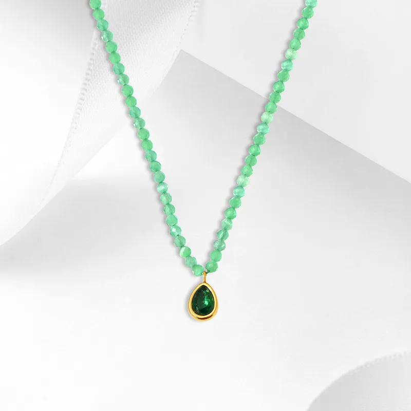 Heart Grass Alloy Necklaces Women's-1