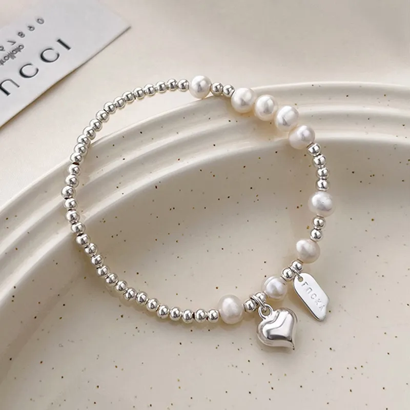 Heart Grass S925 Silver Bracelets Women's-2