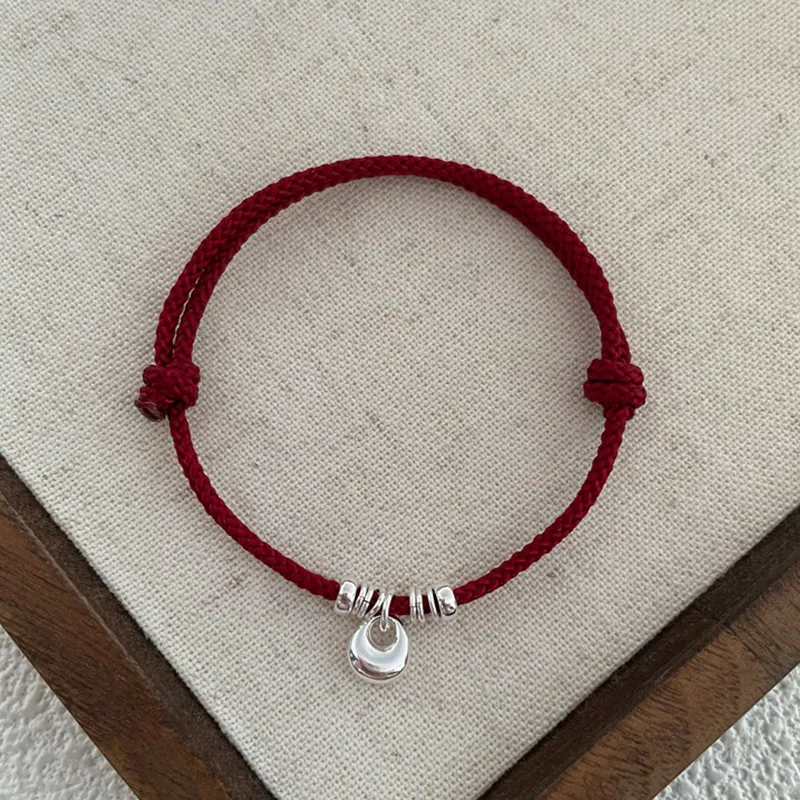Heart Grass S925 Silver Bracelets Women's-4
