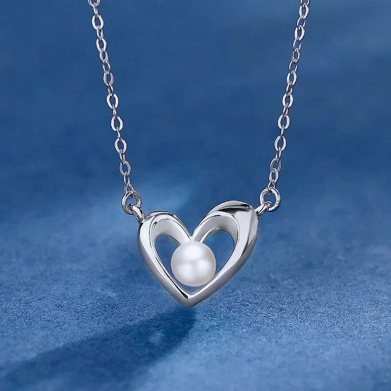 Heart Grass 999 Fine Silver Necklaces Women's-1