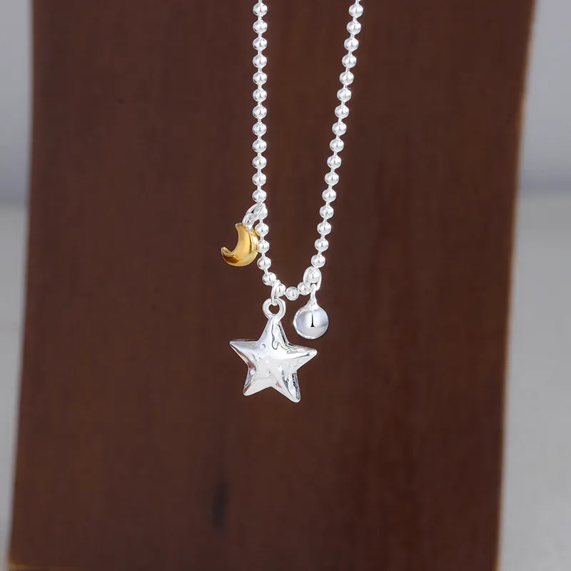 Heart Grass S925 Silver Necklaces Women's-1