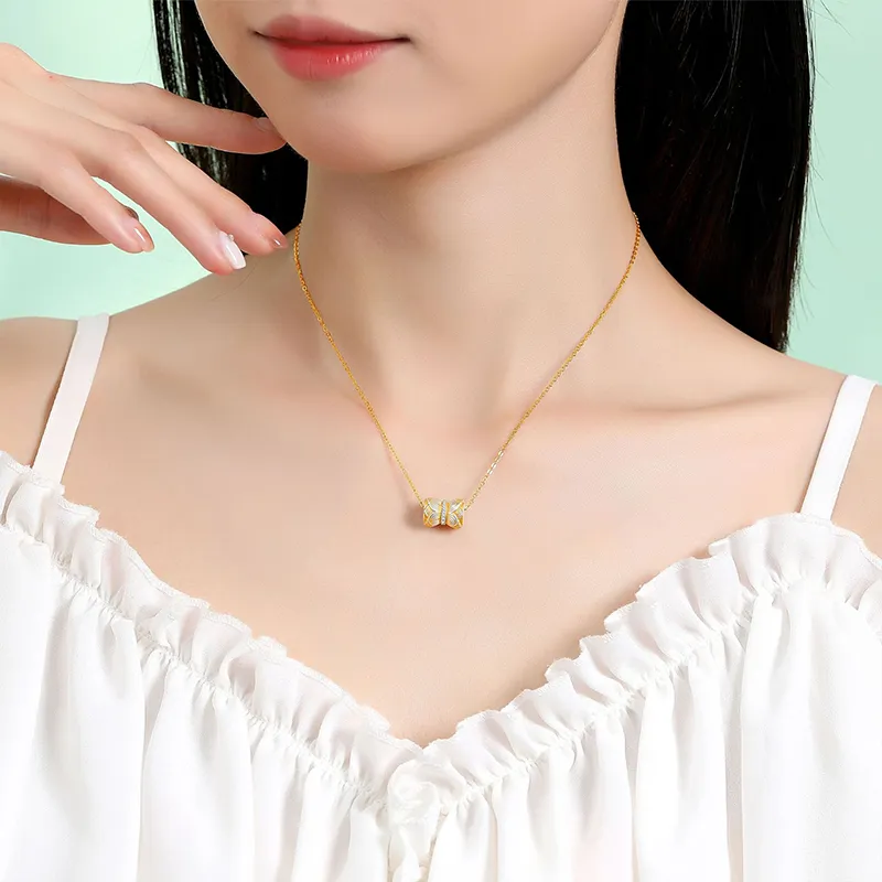 Heart Grass 999 Fine Silver Necklaces Women's-3