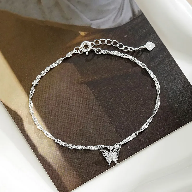 Heart Grass S925 Silver Bracelets Women's-2