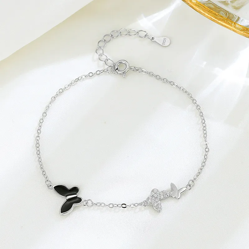 Heart Grass S925 Silver Bracelets Women's-2