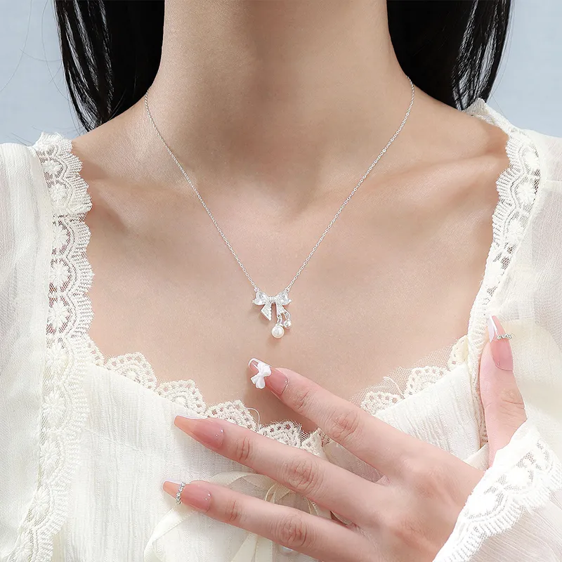 Heart Grass 999 Fine Silver Necklaces Women's-4