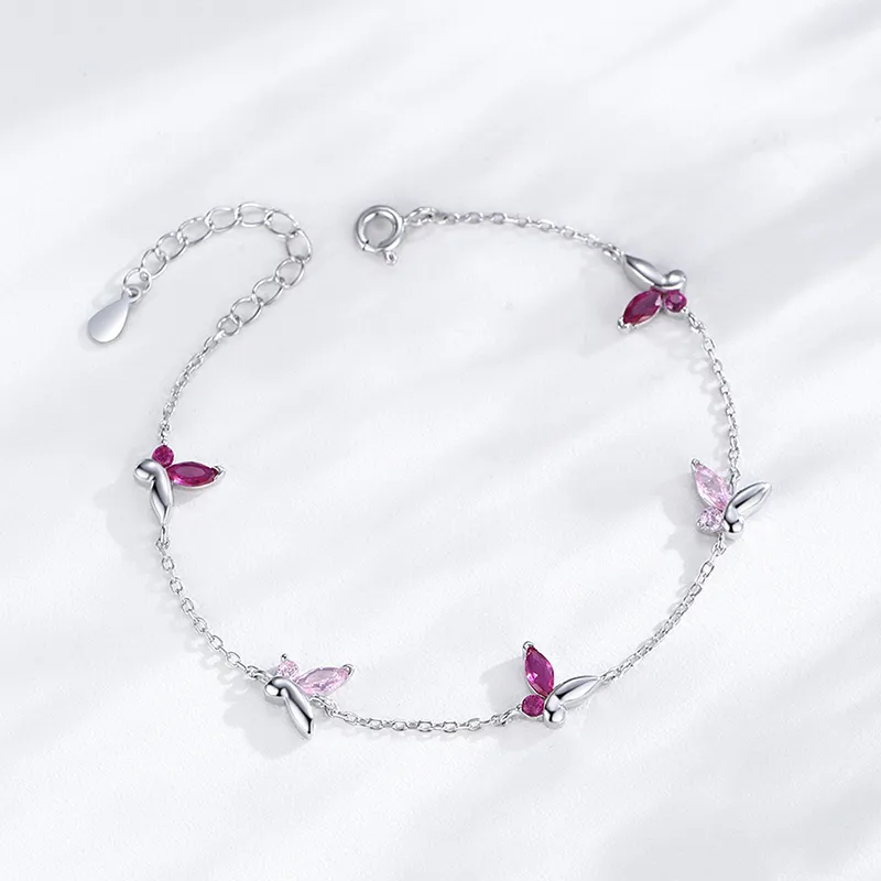 Heart Grass S925 Silver Bracelets Women's-1