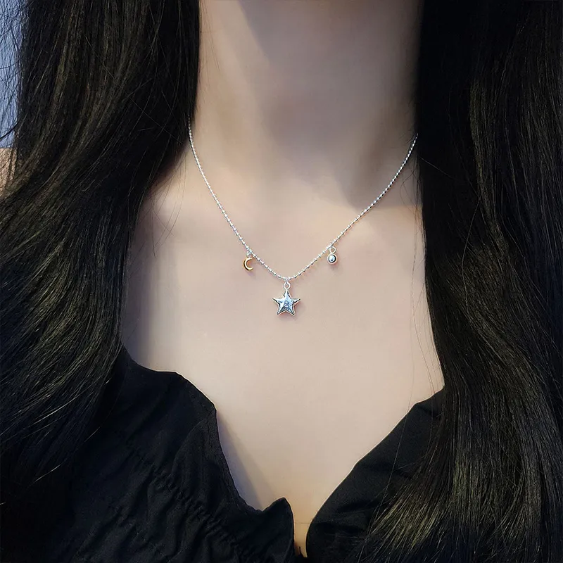 Heart Grass S925 Silver Necklaces Women's-3