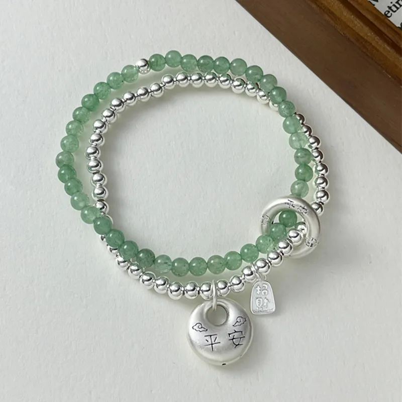 Heart Grass S925 Silver Bracelets Women's-1