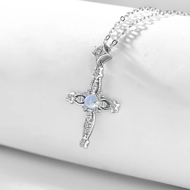Heart Grass S925 Silver Necklaces Women's-2