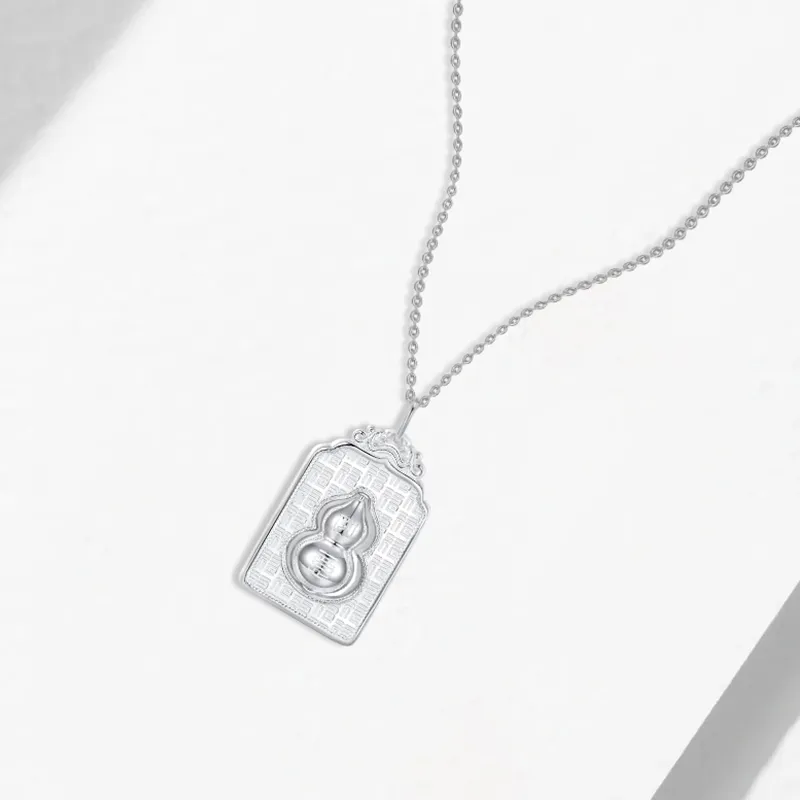 Heart Grass 999 Fine Silver Necklaces Women's-2