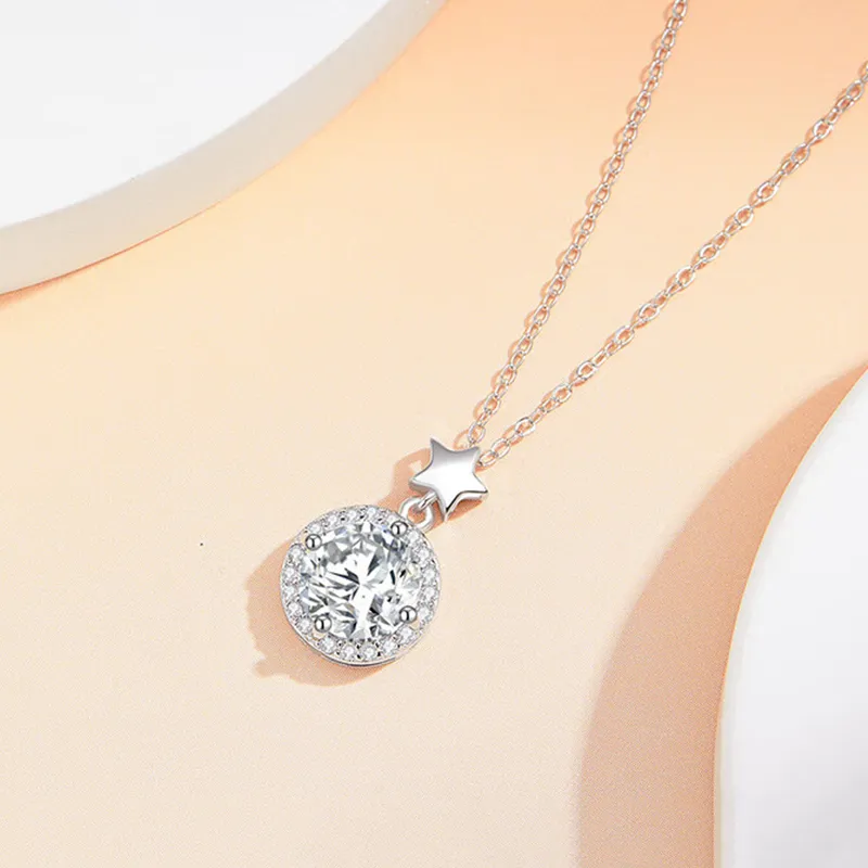 Heart Grass 999 Fine Silver Necklaces Women's-2