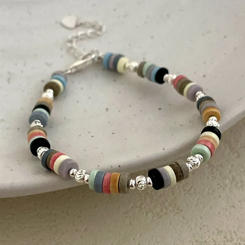 Heart Grass S925 Silver Bracelets Women's-2