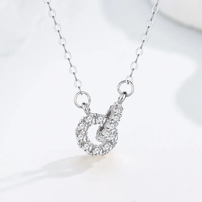 Heart Grass S925 Silver Necklaces Women's-1