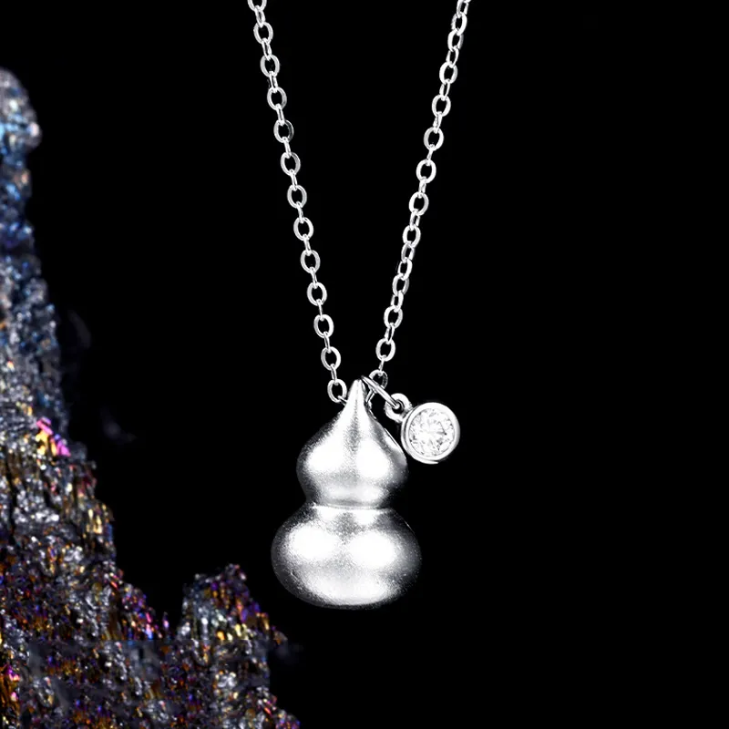 Heart Grass S925 Silver Necklaces Women's-1