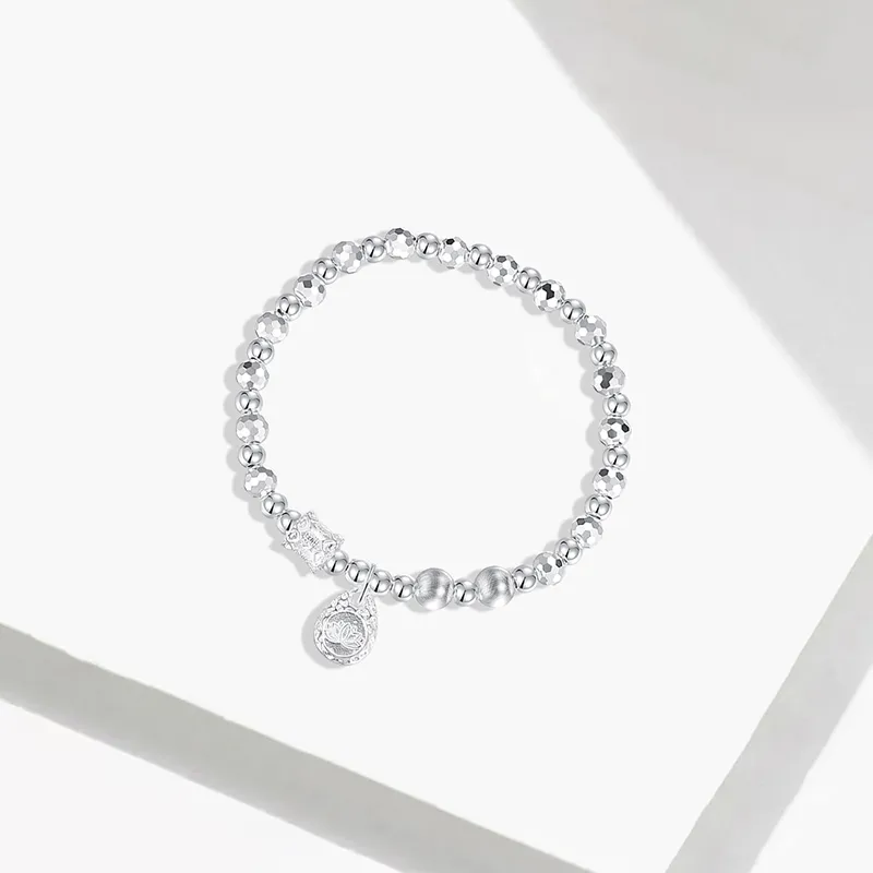 Heart Grass 999 Fine Silver Bracelets Women's-2