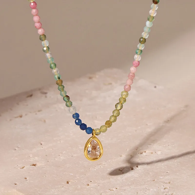 Heart Grass Alloy Necklaces Women's-1
