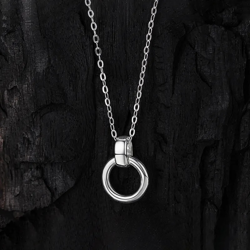 Heart Grass 999 Fine Silver Necklaces Women's-1