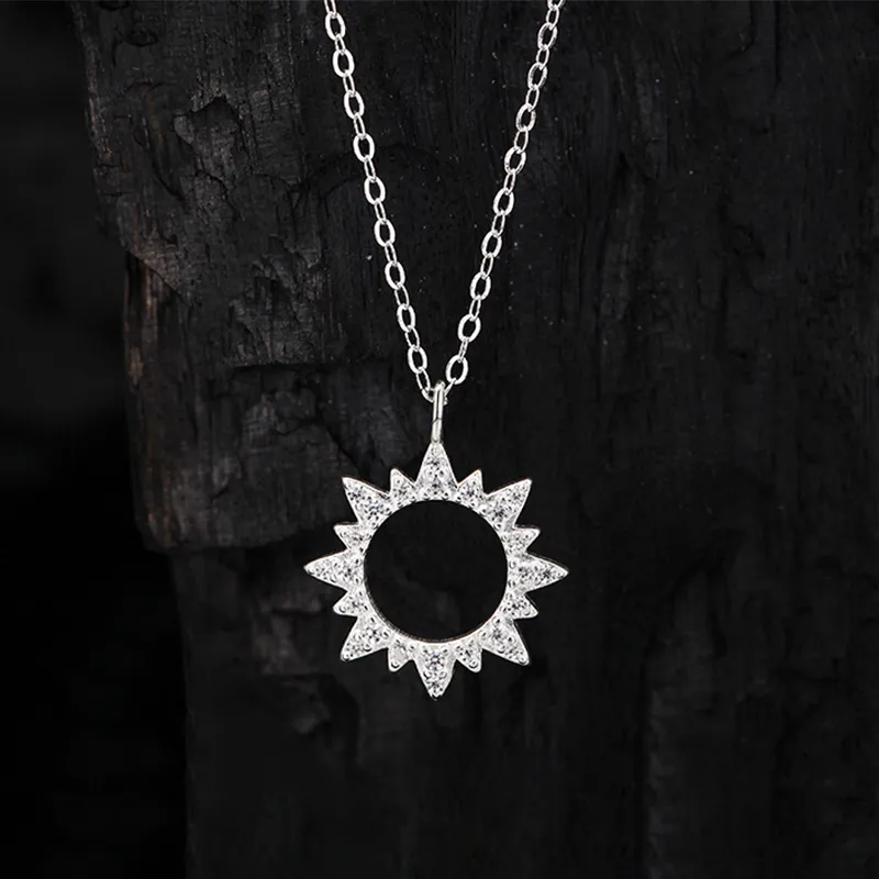 Heart Grass 999 Fine Silver Necklaces Women's-1