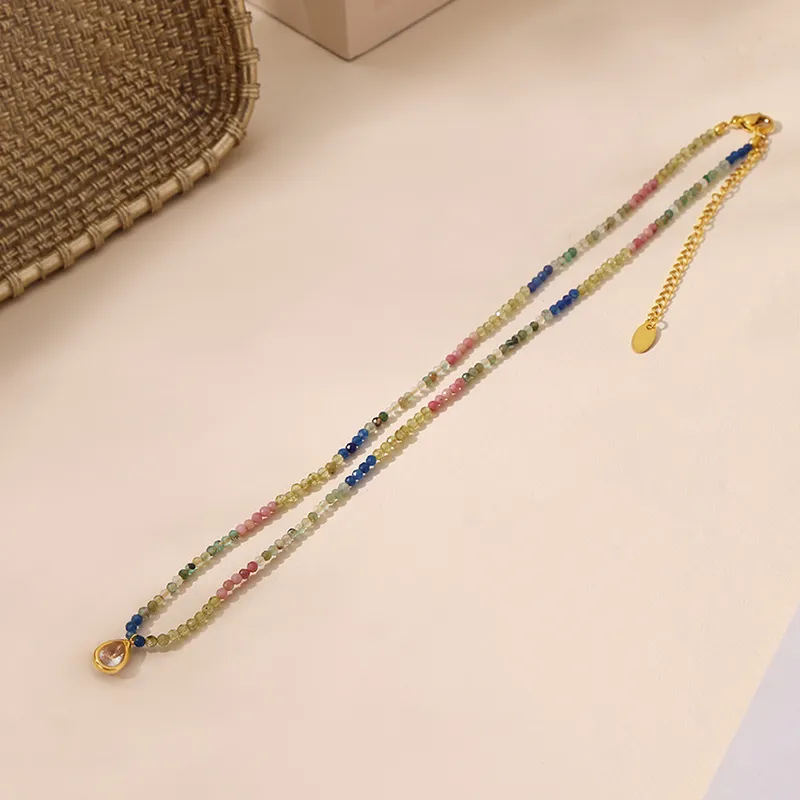 Heart Grass Alloy Necklaces Women's-2