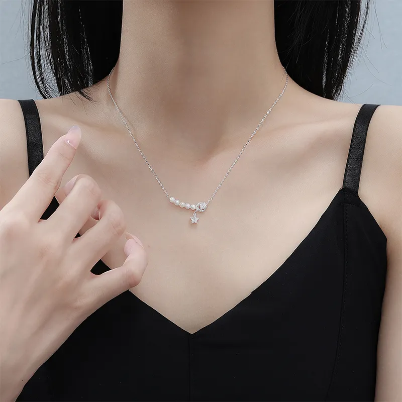 Heart Grass 999 Fine Silver Necklaces Women's-3