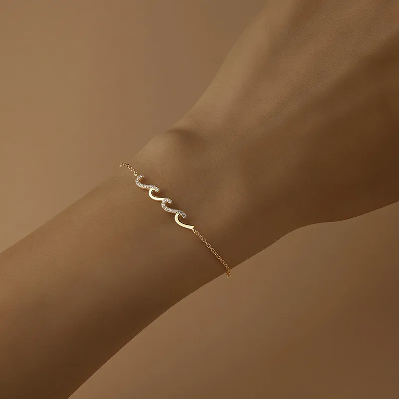 Heart Grass S925 Silver Bracelets Women's-3