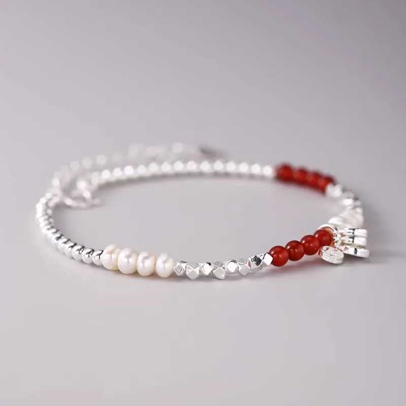 Heart Grass S925 Silver Bracelets Women's-2