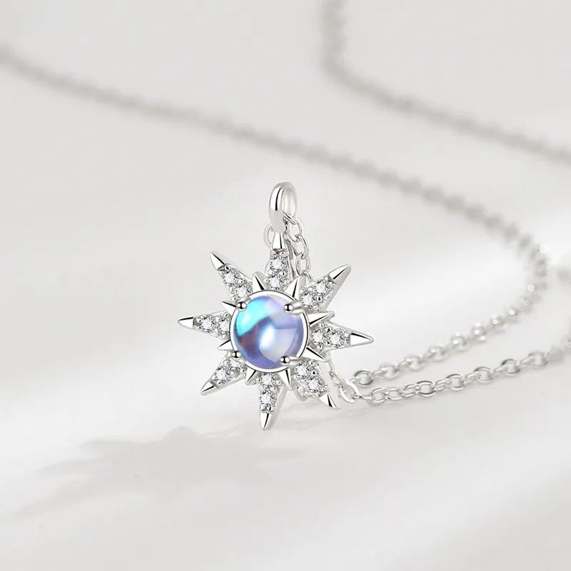 Heart Grass 999 Fine Silver Necklaces Women's-2